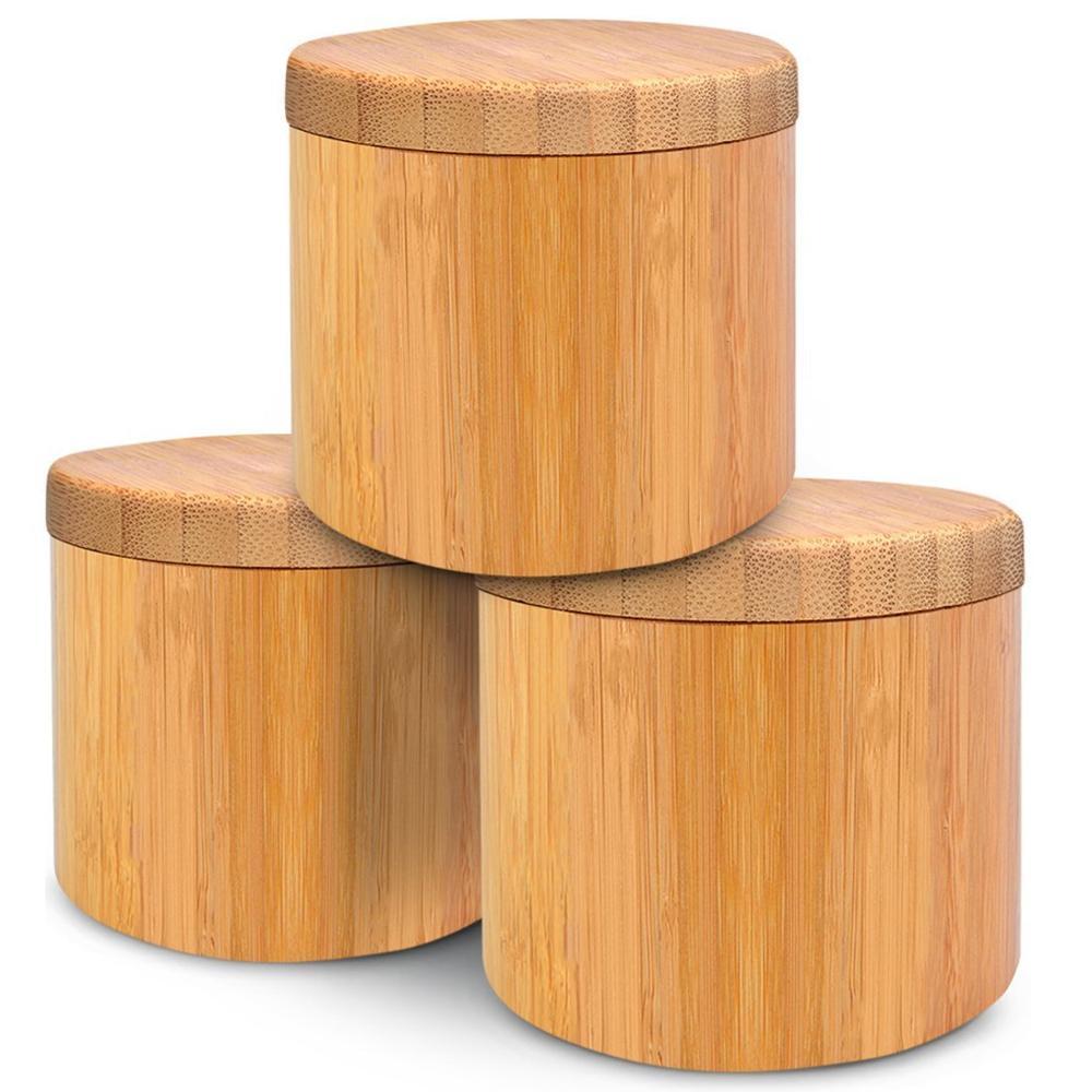 4. Kryddburkar av bambu