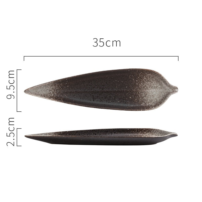 1. Lövformade sushitallrikar