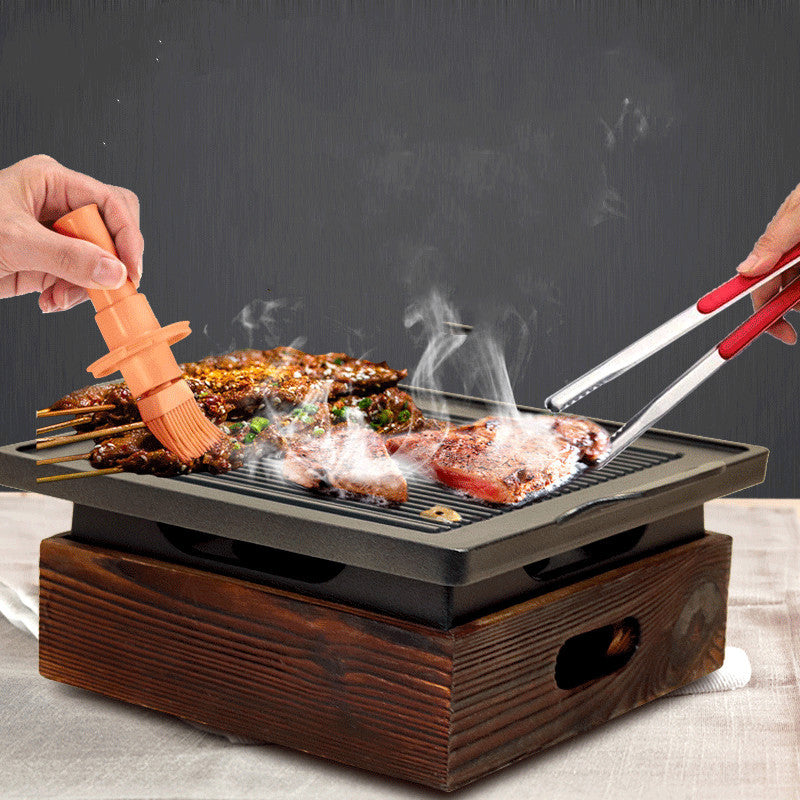 4. Koreansk bordsgrill i trä