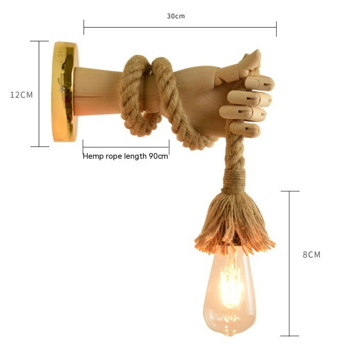 7. Kreativ vägglampa
