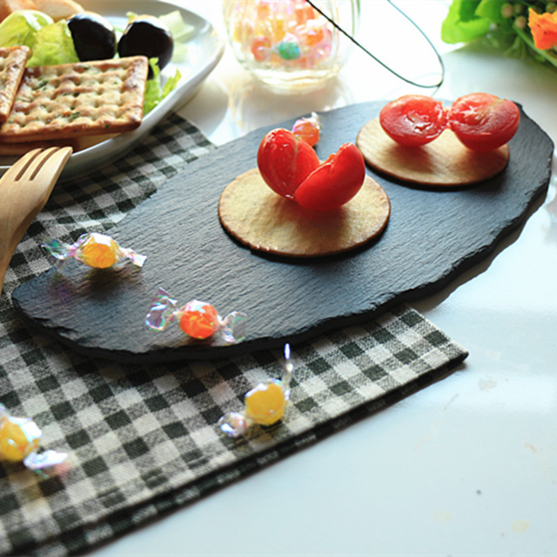 1. Sushitallrik/fat av skiffer