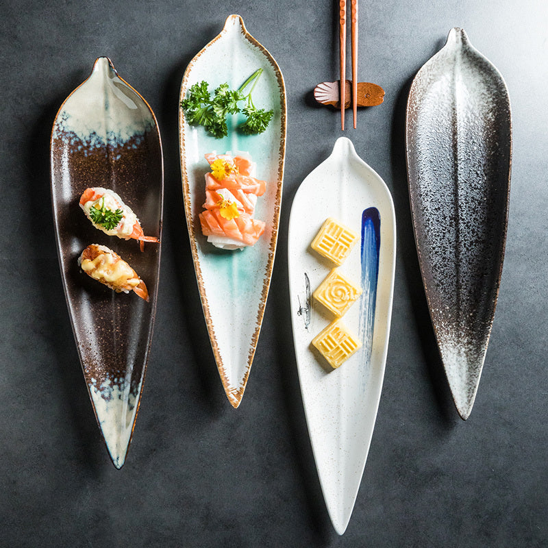 1. Lövformade sushitallrikar