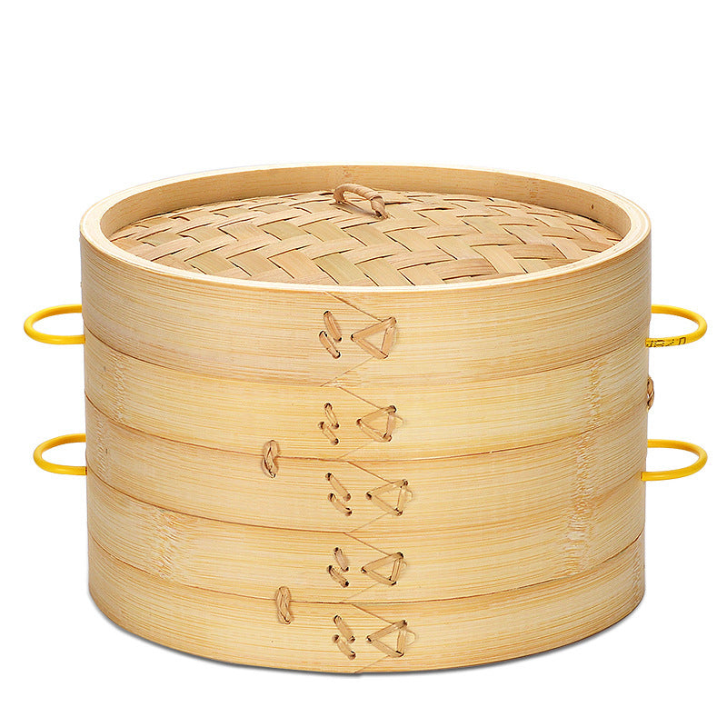 1. Asiatisk ångkokare av bambu