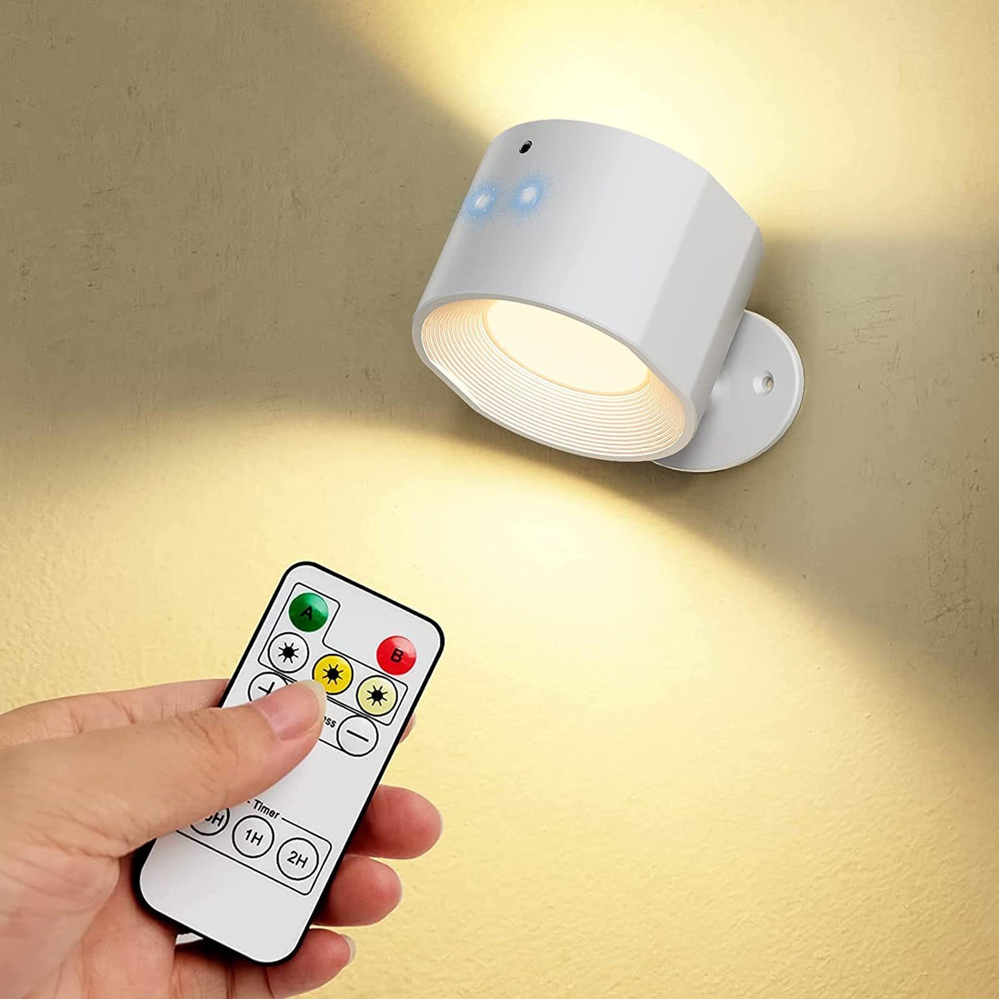 7. Vägglampa, sladdlös,laddningsbar. LED, USB
