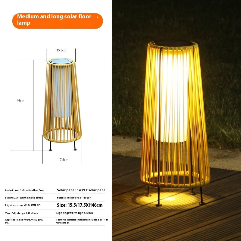7. Solcells lampa LED