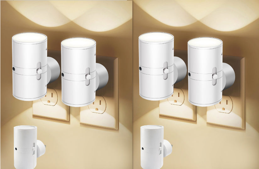 7. Dimbar LED lampa för vägguttag