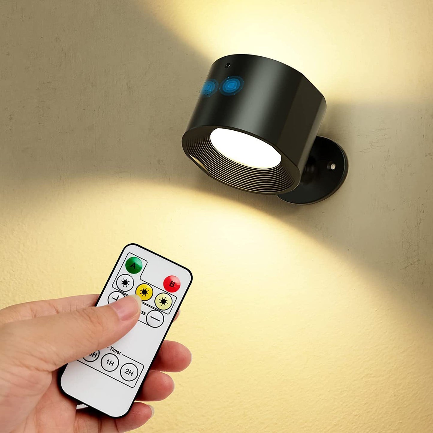 7. Vägglampa, sladdlös,laddningsbar. LED, USB