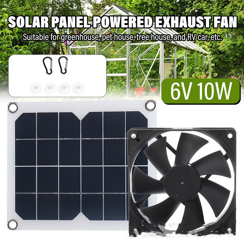 99. Solcellsdriven fläkt