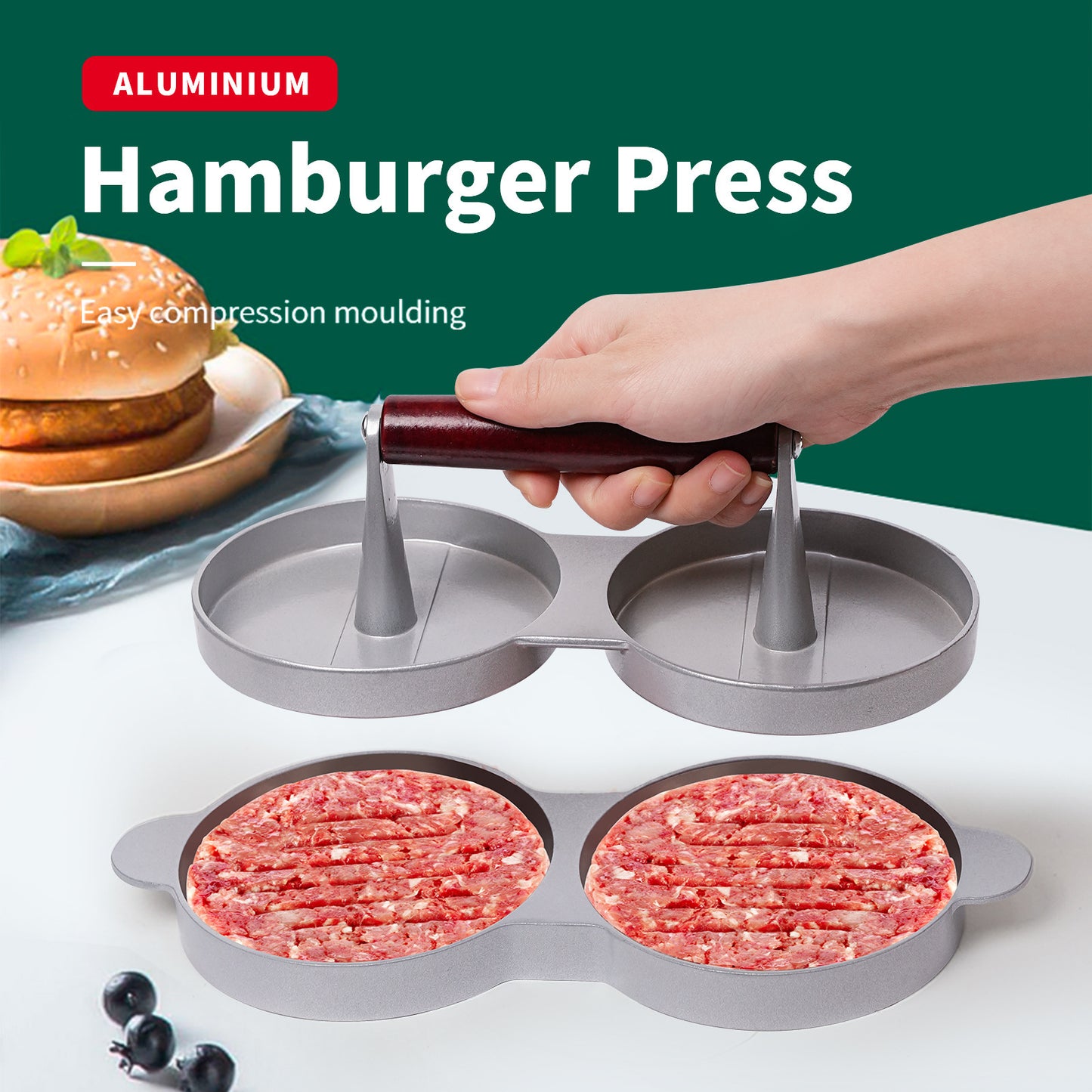 99. Press för Hamburgare