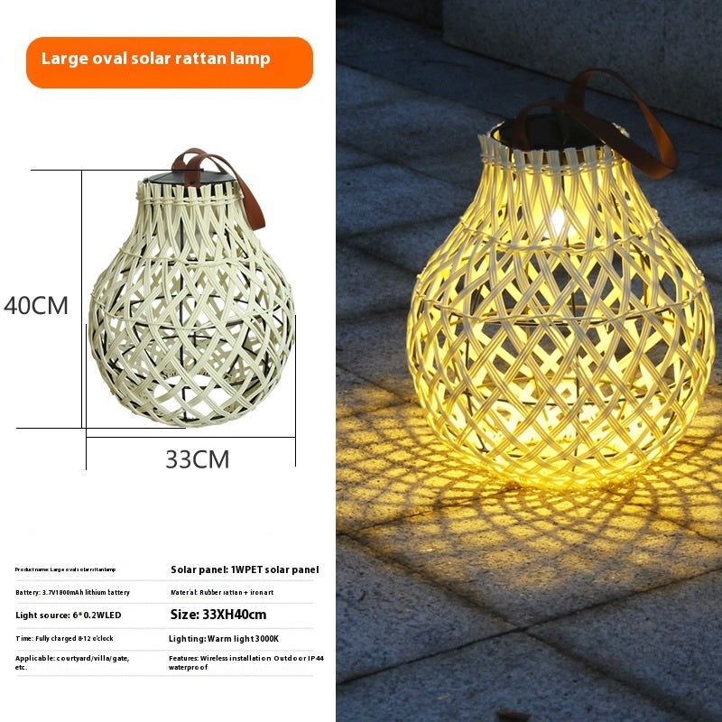 7. Solcells lampa LED