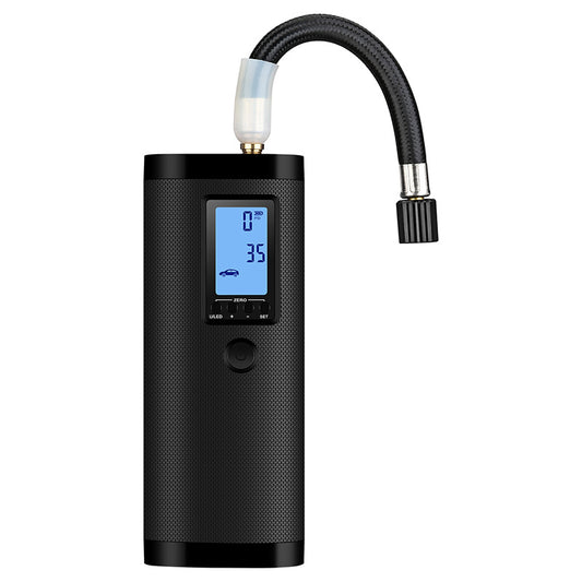 99. Laddbar luftkompressor med lampa och powerbank
