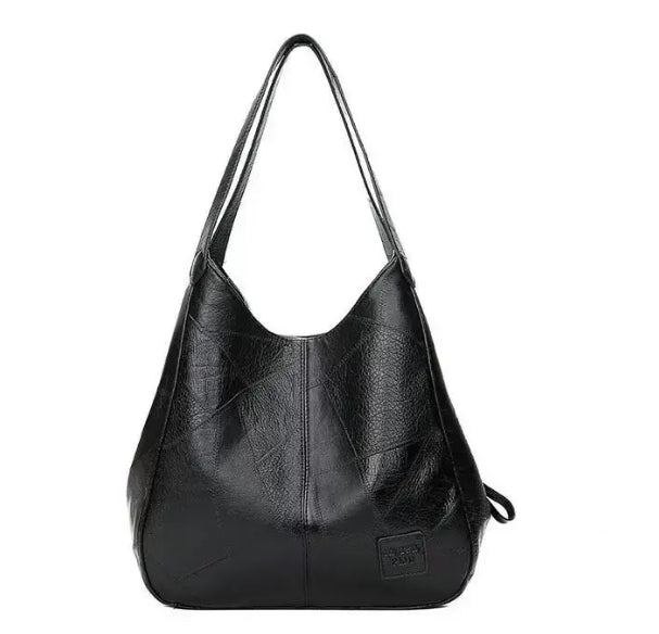 6. Vintage axelremsväska i konstgjort läder