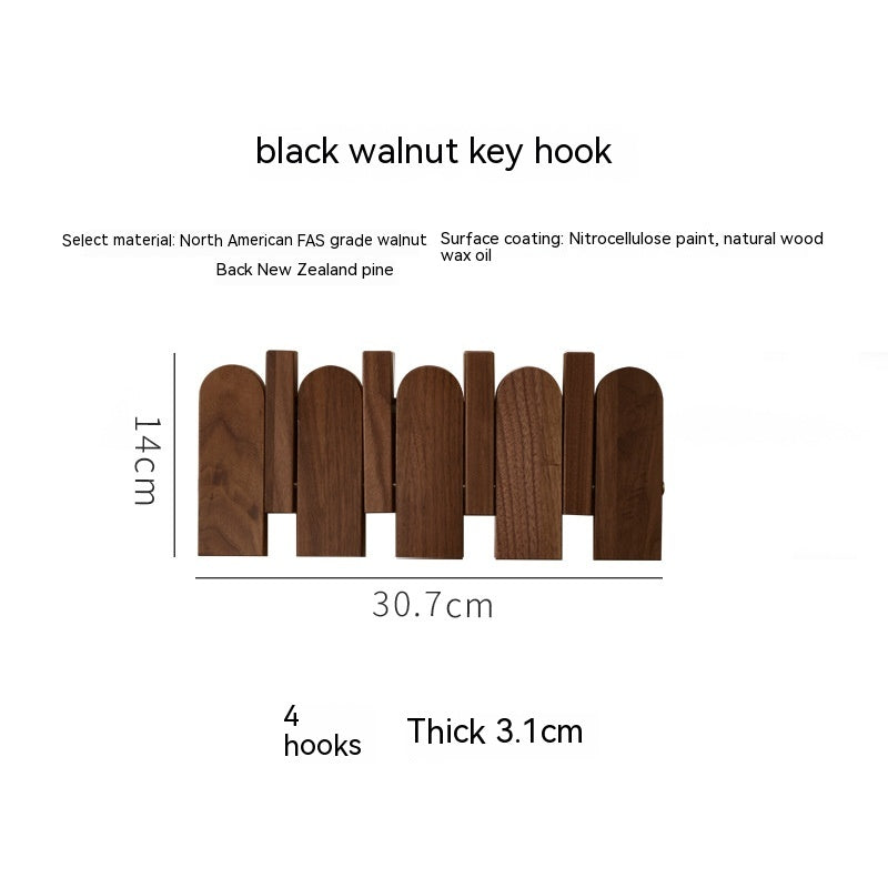 23. Vägghängare av Valnöt och Bokträ