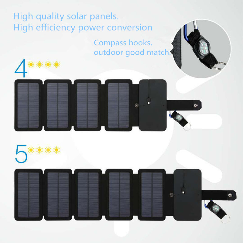 99. Smidig solpanel för USB laddning av mobiltelefon