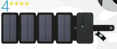 99. Smidig solpanel för USB laddning av mobiltelefon
