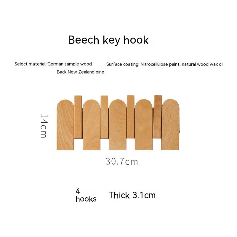 23. Vägghängare av Valnöt och Bokträ