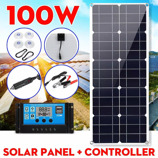 99. Solcellspaket 100 watt med regulator