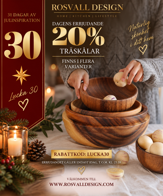 4. Träskålar