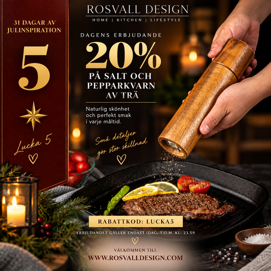 4. Salt och pepparkvarn av trä