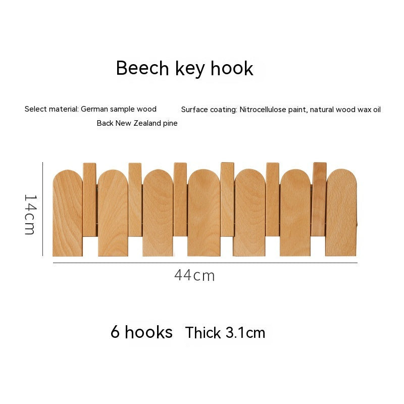 23. Vägghängare av Valnöt och Bokträ