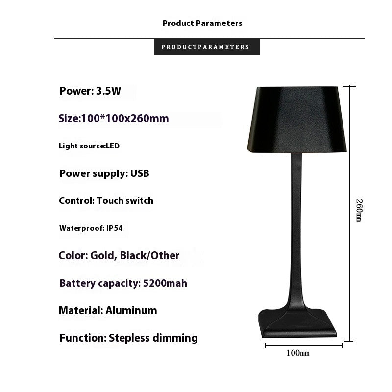 7. Modern och minimalistisk LED lampa